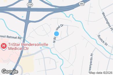 Map image of the property - 346 N Birchwood Dr