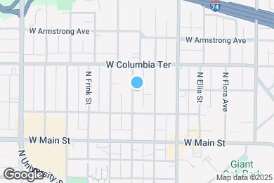 Map image of the property - 1200 N Orange St