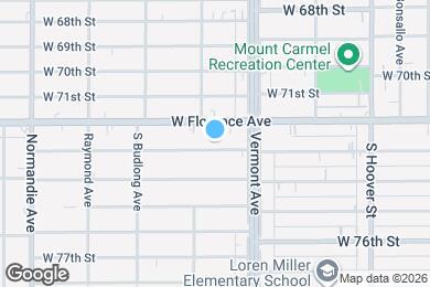 Map image of the property - 1037 W 73rd St