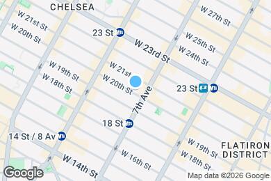 Map image of the property - 207 W 20th St