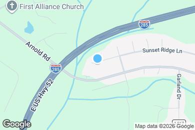 Map image of the property - 623 Sunset Ridge Ln