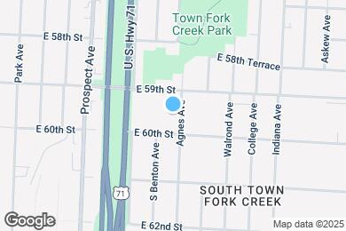Map image of the property - 5930 Agnes Ave