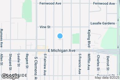 Map image of the property - 131 N Hayford Ave