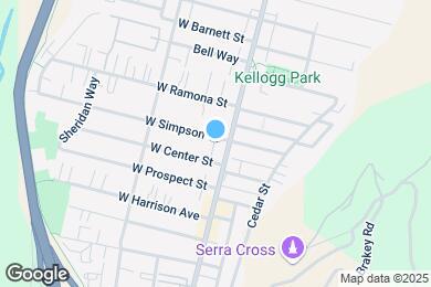 Map image of the property - 24 W Simpson St