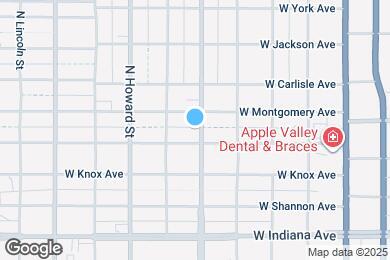 Map image of the property - 2209 N Washington St