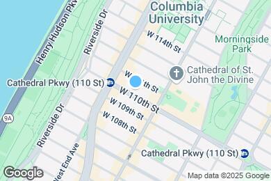 Map image of the property - 527 W 110th St