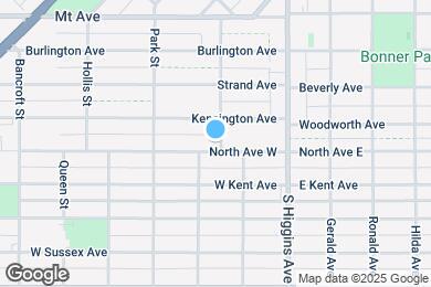 Map image of the property - 200 North Ave W