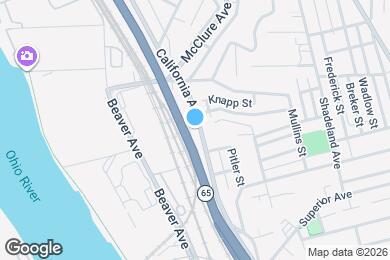 Map image of the property - 2905 California Ave