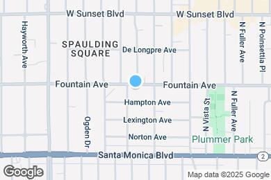 Map image of the property - 7654 Fountain Ave