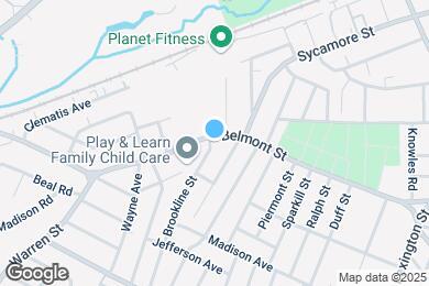 Map image of the property - 1106 Belmont St
