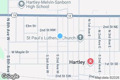 Map image of the property - 110 N 2nd Ave W