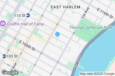 Map image of the property - 319 E 109th St