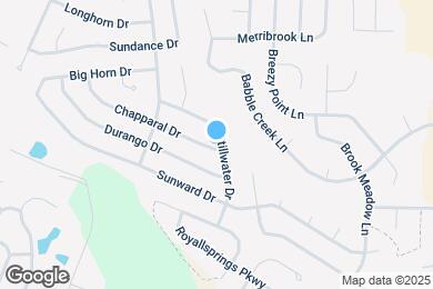 Map image of the property - 511 Chapparal Dr