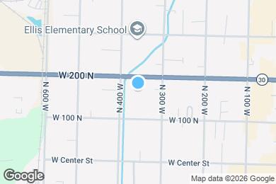 Map image of the property - 370 W 200 N