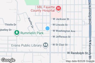 Map image of the property - 810 West Washington Street