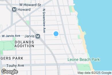 Map image of the property - 1405 W Jarvis Ave