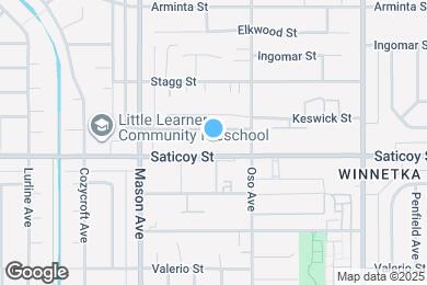 Map image of the property - 20339 Saticoy St