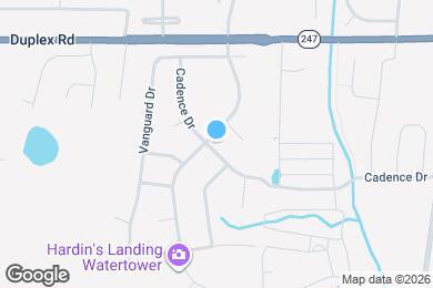 Map image of the property - 4027 Cadence Dr