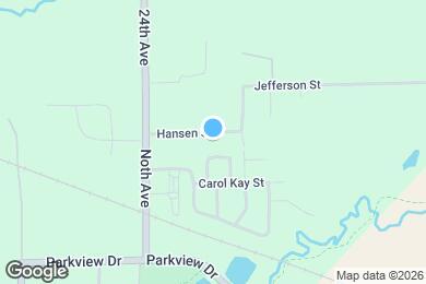 Map image of the property - 1206 Hansen St