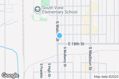 Map image of the property - 2414 S Walnut St