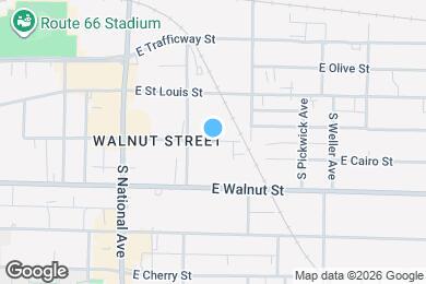 Map image of the property - 1348 E McDaniel St