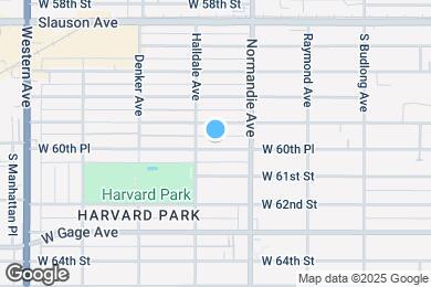 Map image of the property - 1437 W 60th Pl