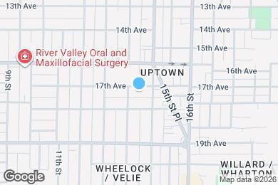 Map image of the property - 1416 17th Ave