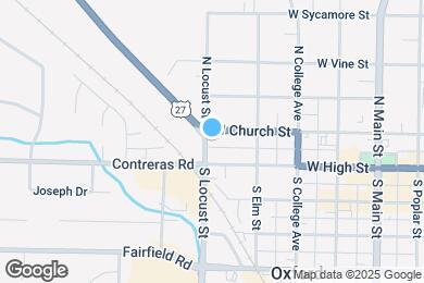 Map image of the property - 15 N Locust St
