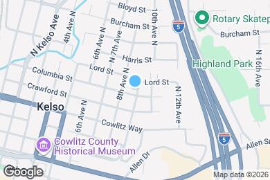 Map image of the property - 809 Columbia St