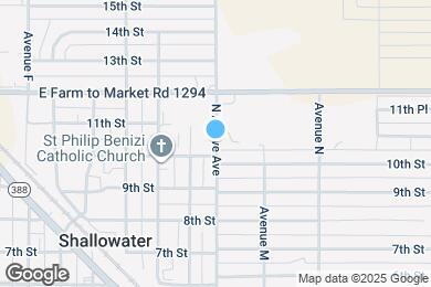 Map image of the property - 1503 Avenue O