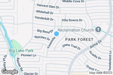 Map image of the property - 3728 Yosemite Dr