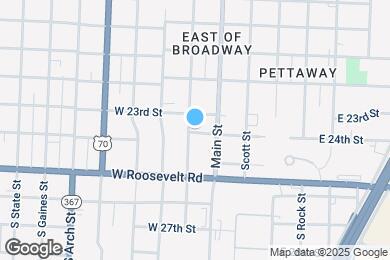 Map image of the property - 2311 S Louisiana St
