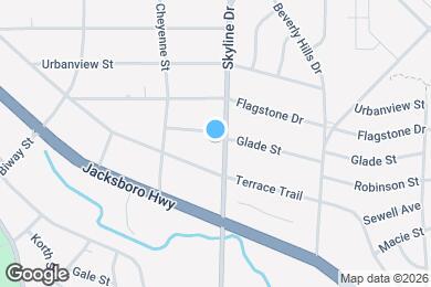 Map image of the property - 2417 Skyline Dr