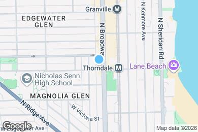 Map image of the property - 5938 N Broadway