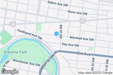 Map image of the property - 812 Marshall Ave SW