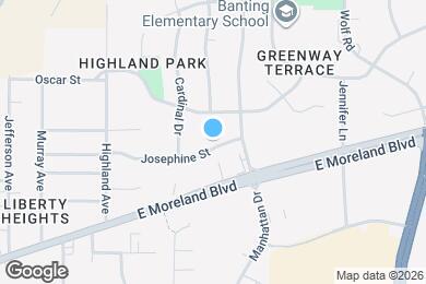 Map image of the property - 1426 Josephine St