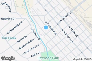 Map image of the property - 1520 N Hayes Ave