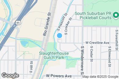 Map image of the property - 5384 S Prescott St