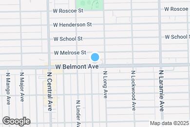 Map image of the property - 5420 W Belmont Ave