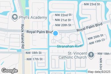 Map image of the property - 6850 Royal Palm Blvd