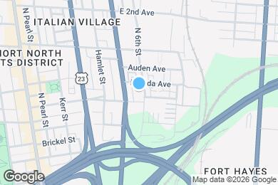 Map image of the property - 751 N 6th St