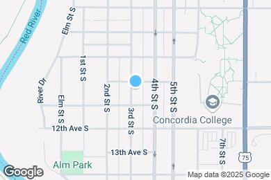 Map image of the property - 1008 3rd St S