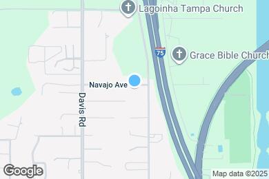 Map image of the property - 8911 Navajo Ave