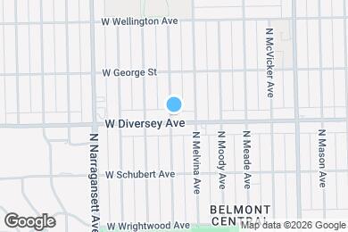 Map image of the property - 6224 W Diversey Ave