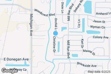 Map image of the property - 1410 Orchid Ln