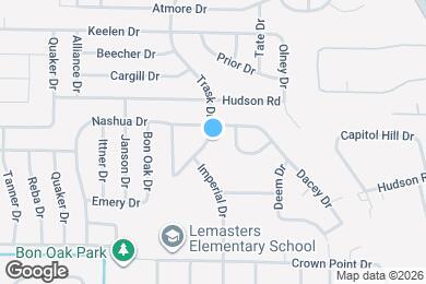 Map image of the property - 10341 Trask Dr