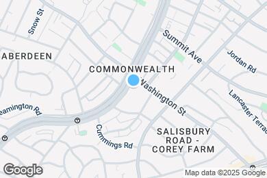 Map image of the property - 1626 Commonwealth Ave