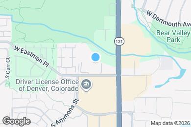 Map image of the property - 8035 W Eastman Pl