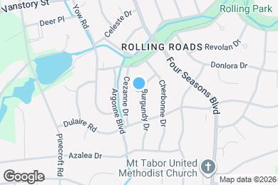 Map image of the property - 2512 Burgundy Dr