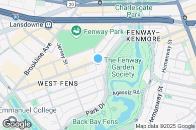 Map image of the property - 1250 Boylston St